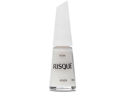 Imagem de Esmalte Risqué Natural Novo Renda Branco