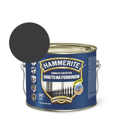 Imagem de Esmalte Sintético Hammerite Brilhante Preto 2.4l Coral