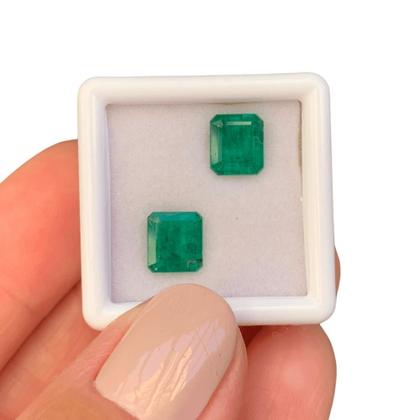 Imagem de Esmeralda EmeraldCut Par 2,94ct