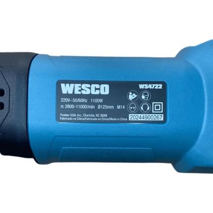 Imagem de Esmerilhadeira Angular C/ Controle de Velocidade 1100W WS4722 Wesco
