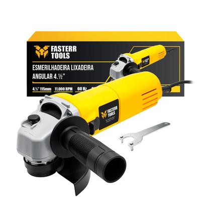 Imagem de Esmerilhadeira Lixadeira Angular 820W 11000 Rpm Fasterr Tools