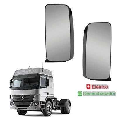 Imagem de Espelho p Axor Atego 2012 2013 LD LE c Desembaçador Elétrico