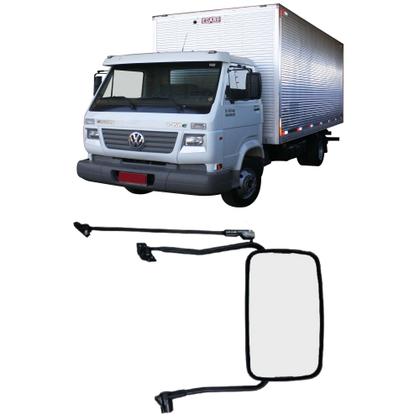 Imagem de Espelho retrovisor convexo caminhão vw worker 2000 a 2009 completo l/d