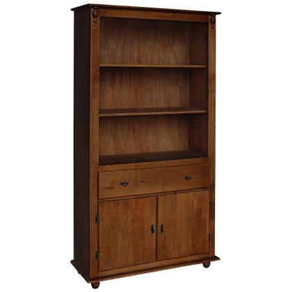 Imagem de Estante de Madeira Antique com 2 Prateleiras 2 Portas e 1 Gaveta - 204