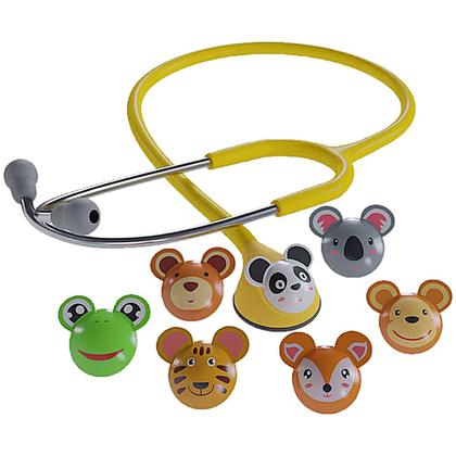 Imagem de Estetoscópio Spirit MD Master Lite (Fun Animal) Pediátrico - Amarelo