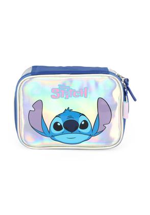 Imagem de Estojo Box Quadrado Escolar Lilo Stitch Prata Ei41684