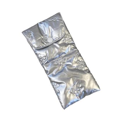 Imagem de Estojo De Óculos De Sol Portátil Para Mulheres Em Algodão Com Almofada Anti-impacto, Bolsa De