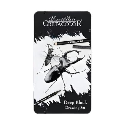 Imagem de Estojo Lapis Esboco Cretacolor Deep Black 10 Peças