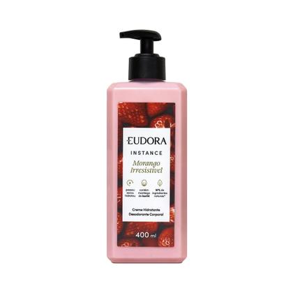 Imagem de Eudora Instance Morango Irresistível Creme Hidratante 400ml