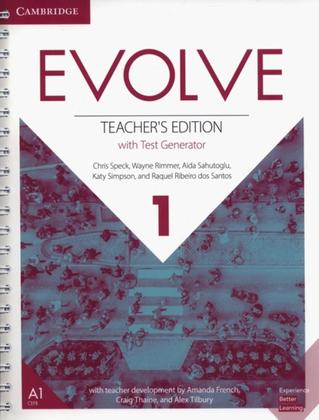 Imagem de Evolve 1 Teachers Edition With Test Generator - CAMBRIDGE AUDIO VISUAL & BOOK TEACHER