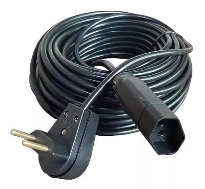 Imagem de Extensão Elétrica 10 Metros 10a Cabo Pp Reforçada Cor Preto 127V/220V