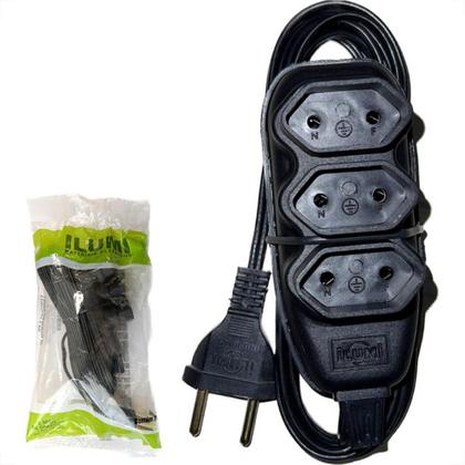 Imagem de Extensao Ilumi Paralela 0,75Mm Preta - 3M - 17912