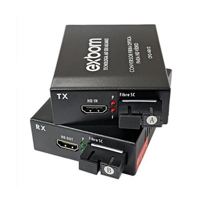 Imagem de Extensor Conversor Hdmi Via Fibra Optica 20Km 1080P