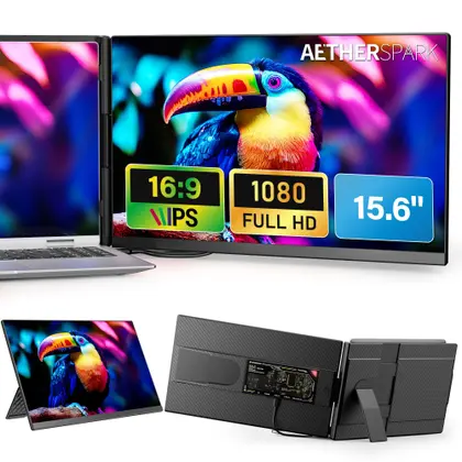 Imagem de Extensor de tela para notebook AetherSpark P5 15,6" 1080P FHD