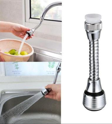 Imagem de Extensor Flexível para Torneira Cromado Chuveirinho - Saint Plus