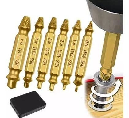 Imagem de Extrator Fresa De Parafusos Danificados Quebrados Furadeira