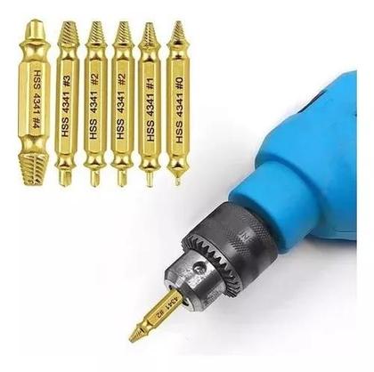 Imagem de Extrator Fresa De Parafusos Danificados Quebrados Furadeira