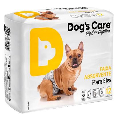 Imagem de Faixa Absorvente Dog's Care Ecofralda Gel para Macho com 12 Unidades - Tam. G