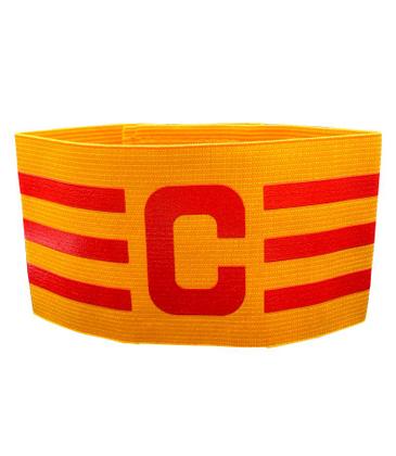 Imagem de Faixa Amarela e Vermelha Estilo Boleiro Elástica e Ajustável