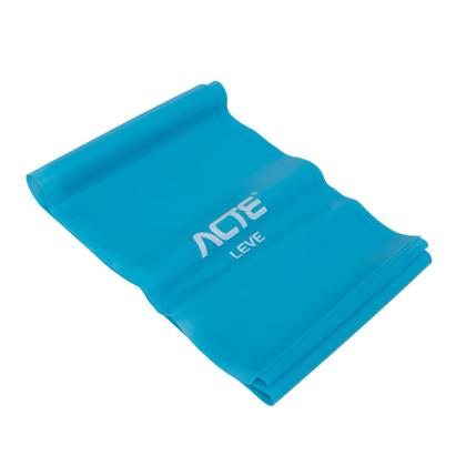 Imagem de Faixa Elástica Acte TPE Azul Resistência Leve