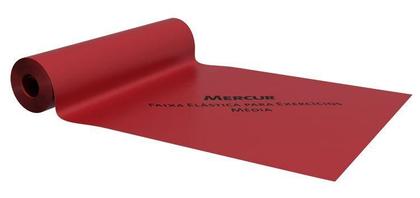 Imagem de Faixa elastica média exercicio theraband mercur vermelha 1,5 m