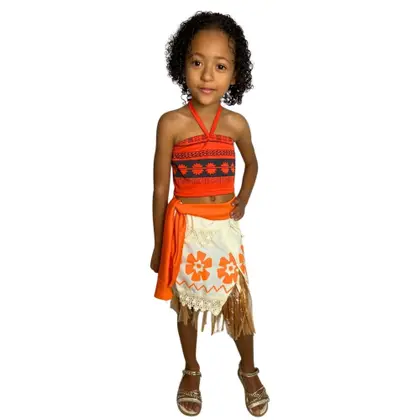 Imagem de Fantasia Moana Infantil Festa Cosplay Fantasia Infantil Moana