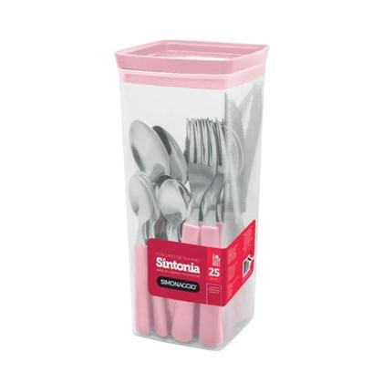 Imagem de Faqueiro Em Inox Sintonia Com 25 Peças Simonaggio