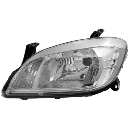 Imagem de Farol Chevrolet Celta Prisma 2006 a 2015 Máscara Cromada Arteb