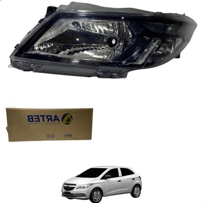 Imagem de Farol gm onix 2012 a 2020 h4 fume arteb esquerdo