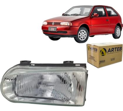 Imagem de Farol Gol Saveiro Parati G2 Bola 1996 A 1999 Original Arteb Esquerdo