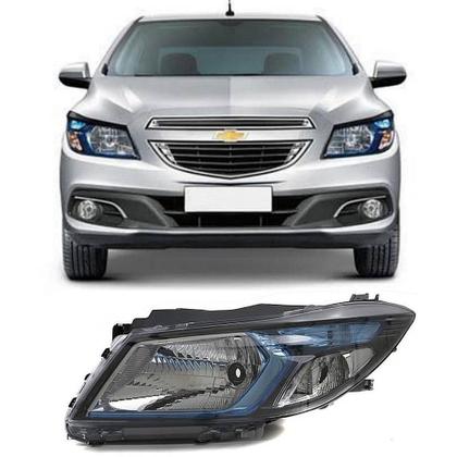 Imagem de Farol Onix/Prisma 2012/2016 Mold. Azul Esquerdo Arteb