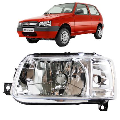 Imagem de Farol Uno Fiorino 2004 05 06 07 08 09 10 a 2013 CROMADO