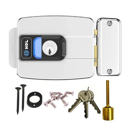 Imagem de Fechadura eletrica hdl c-90 pro - abertura para fora aj botao inox