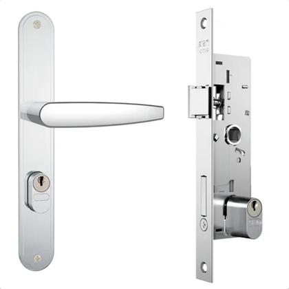Imagem de Fechadura Stam 501/33 inox Porta de ferro