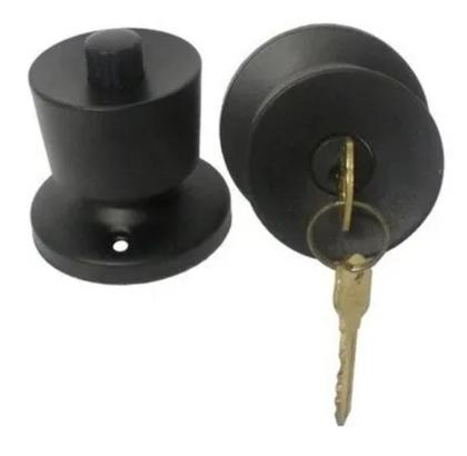 Imagem de Fechadura Tubular Lockwell Preto 90mm Mod 41410n