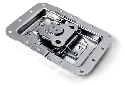 Imagem de Fecho borboleta cromado para case 10,5 x 10,5 cm yr2204