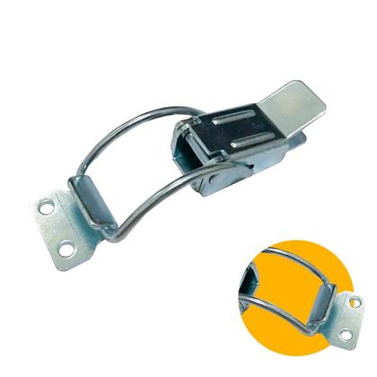 Imagem de Fecho de Ação Rápida 81 Mm Mola Curva Grande Aço Galvanizado