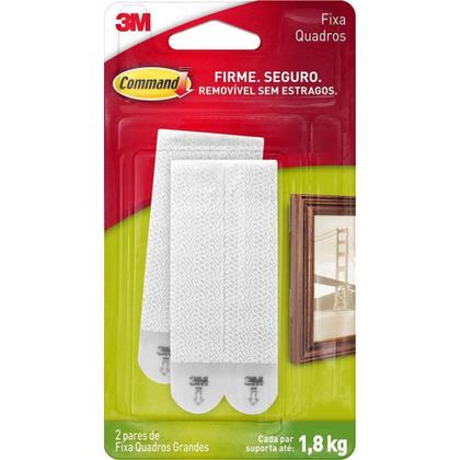 Imagem de Fecho para Quadros Command Grande Branco 3M do Brasil - 3m do  Brasil