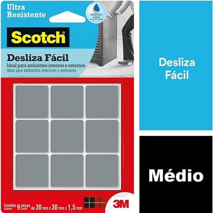 Imagem de Feltro Moveis ULTRA Resistente Quadrado Medio 9 UND