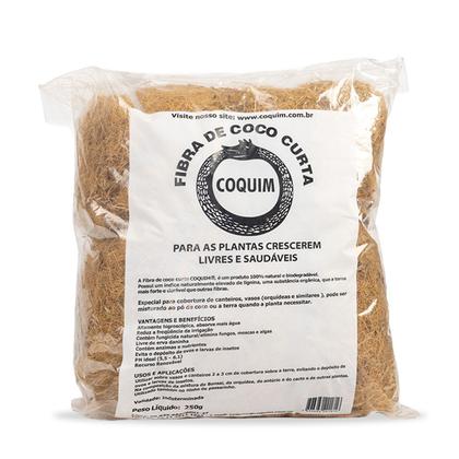Imagem de Fibra de Coco Natural 250G Para Orquídeas Plantas Jardim