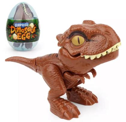 Imagem de Fidget Toy Ovo De Dinossauro Marrom Brinquedo Divertido