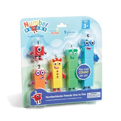 Imagem de Figuras de Ação Numberblocks Friends One to Five - 5 Bonecos