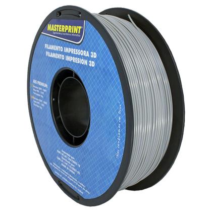 Imagem de Filamento de Impressora 3D ABS Cinza 1.75mm 1KG Resistente ao Calor Rigidez Durabilidade - Filamento 3D Masterprint