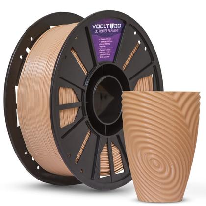 Imagem de Filamento PETG HF Bege Caucasiano 1kg Impressão Voolt3D