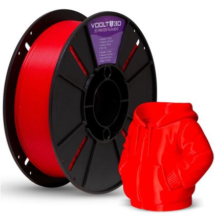 Imagem de Filamento Petg Vermelho 1kg - 1.75mm Nacional