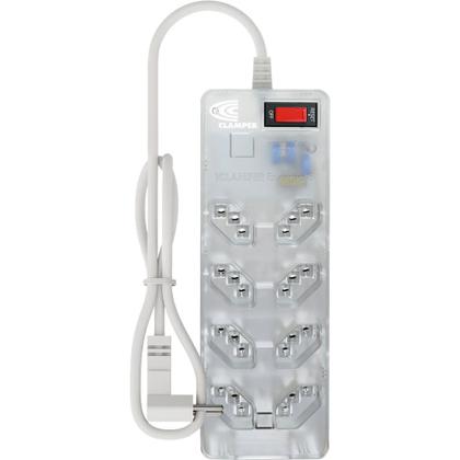 Imagem de Filtro de linha dps 3 pinos iclamper energia 8 tomadas transparente 026776