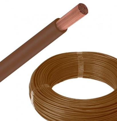 Imagem de Fio Cabinho 1,5mm Marrom rolo com 100 Metros PK Sound