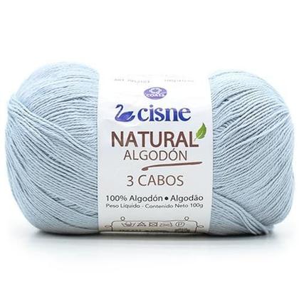 Imagem de Fio Cisne Natural Algodón 3 Cabos 100g - 100% Algodão