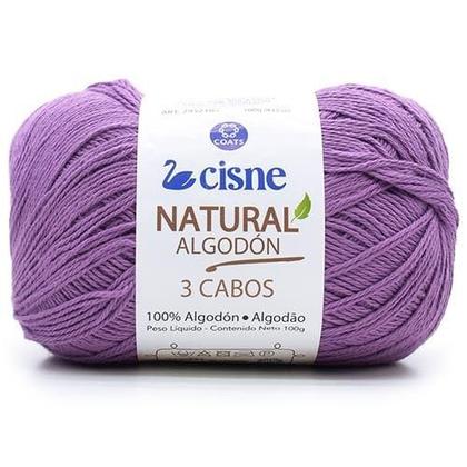 Imagem de Fio Cisne Natural Algodón 3 Cabos 100g - 100% Algodão