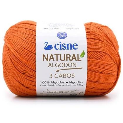 Imagem de Fio Cisne Natural Algodón 3 Cabos 100g - 100% Algodão